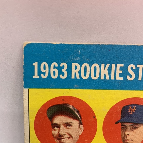 1963 Topps Rookie Stars Faul/Hunt/Lipski/Moran #558 (010) - Picture 3 of 6